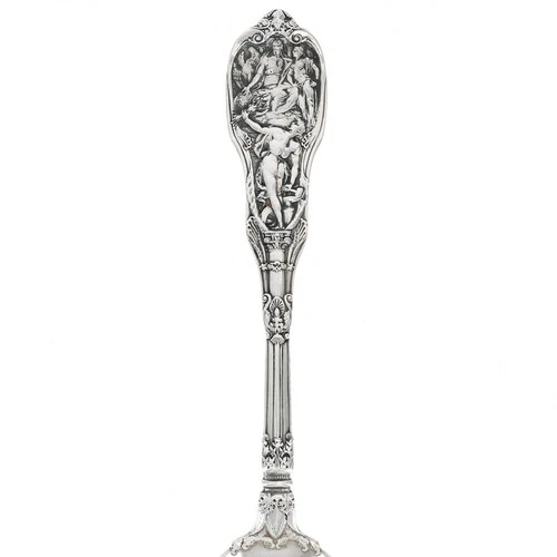 Sterling Silver Serving Spoon Gorham Mythologique 1894 Antique Victorian Art 90g