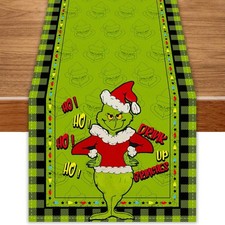 Christmas Table Runner 13x72 Inch Winter Holiday Decor for Home Kitchen Dining T