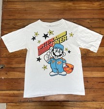 Vintage Hanes Nintendo Power Mario Racing 1989 Single Stitch Size L Large Rare