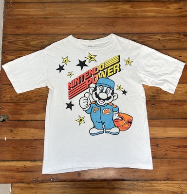 Vintage Hanes Nintendo Power Mario Racing 1989 Single Stitch Size L Large Rare