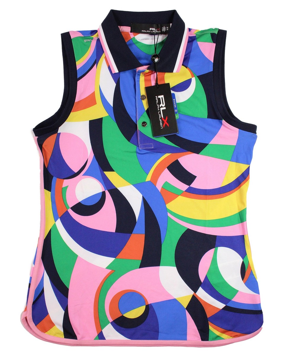 Ralph Lauren RLX Womens Top XS Polo Shirt Sleeveless Golf