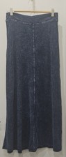Hardtail Forever Teen Girls Midi Long Dark Blue A-Line Skirt Size Large