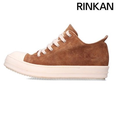 Rick Owens RAMONES LOW Suede Leather Cut Sneaker Mens 42 Used 3b334afb0decb7bccf