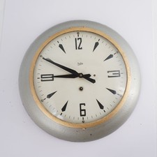 VEB ( K ) Feinmechanik Uhren Halberstadt Modell 700 1963 Wanduhr Schuluhr