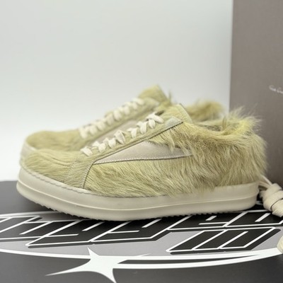 Size 41 (8 US) Rick Owens Low Leather  ' Acid Hair ' | SUPER CLEAN!