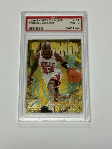 1996-97 Skybox Z-Force #179 Michael Jordan PSA 9 Graded Card NBA ZForce Zupermen