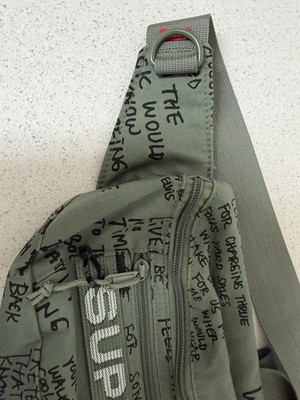 SS23 Supreme Field Waist Bag Belt Pack Olive Gonz Water Resistant