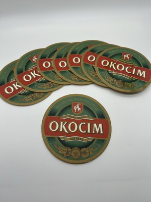 Okocim Pilsner Beer Coasters 8 Pc