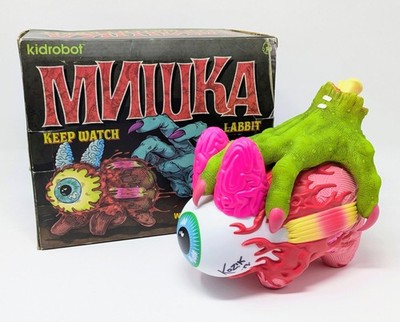 Kidrobot Frank Kozik x Mishka SIGNED SDCC 2013 GID Keep Watch 10'' Labbit LTD 300