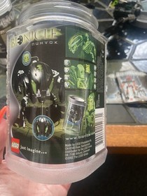 Rare 2002 Lego Bionicle Onua Nuva 8566 Set + Lego Bionicle Nuhvok Set 8561