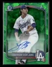 2025 Bowman Chrome Hyun-Seok Jang Sapphire Green 1st Auto /99 #CPS-HJ