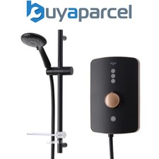 Triton Amala Metallic 8.5kW Brushed Copper Electric Shower Matt Black Finish