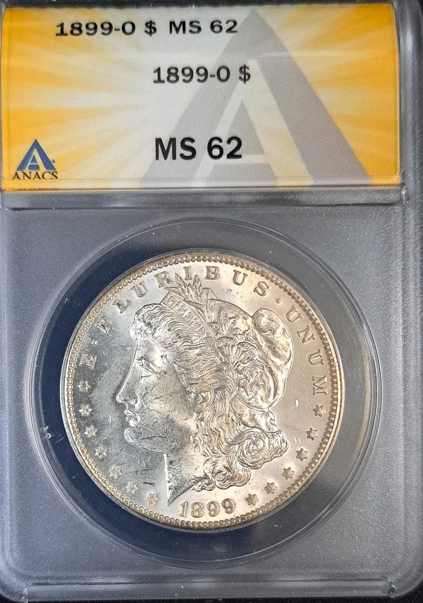 MS 62 Graded 1899 Year Morgan US Dollars (1878-1921) for sale | eBay