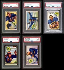 1951 Bowman Los Angeles Rams Team Set 6 - EX/MT 5488979