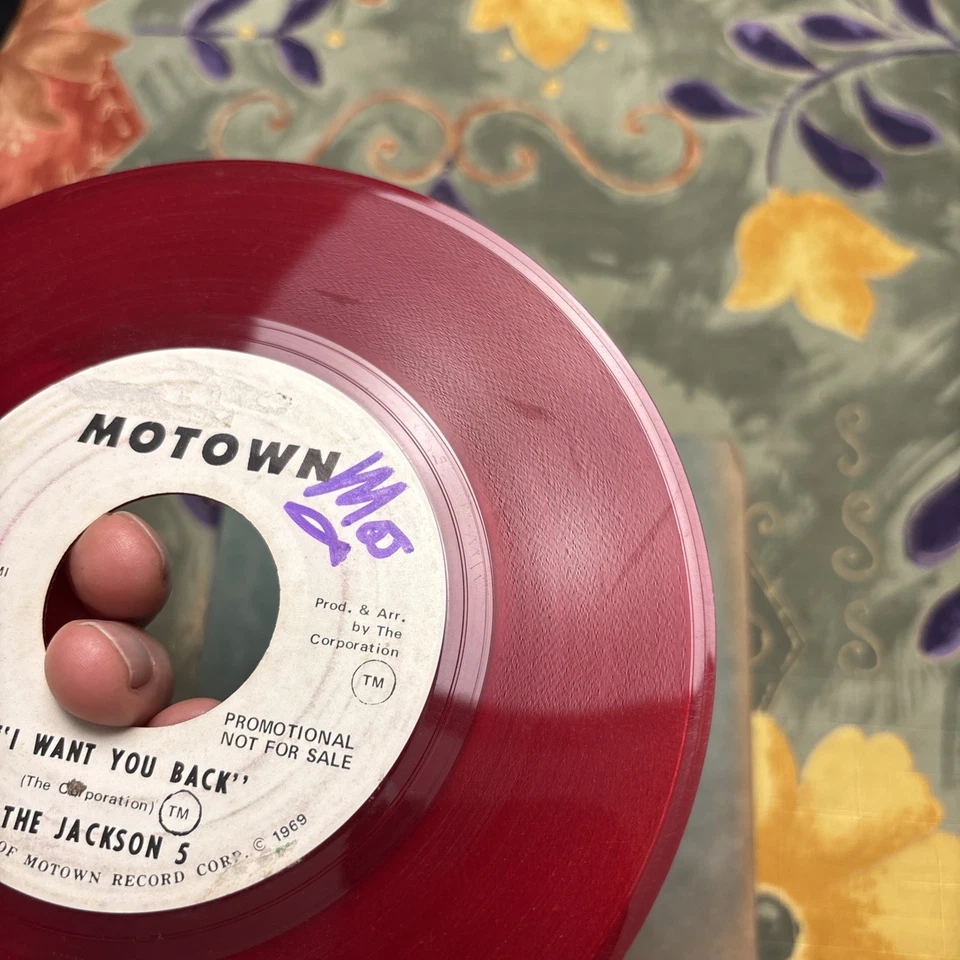 The Jackson 5, M 1157, Motown Records, Red Vinyl Promo Copy - Image 3 of 3