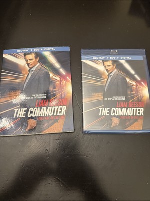 THE COMMUTER Blu Ray + DVD + Digital By Liam Neeson NEW & SEALED
