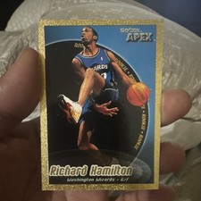 SkyBox Apex Richard Hamilton 1999-00 Rookie Washington Wizards NBA Card #157. rookie card picture