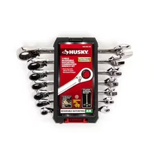 Reversible Ratcheting MM Combination Wrench Set (7-Piece)
