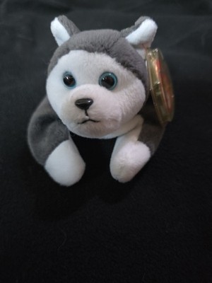 Ty Beanie Baby Nanook MWMT 1996 Dog Husky Plush Toy