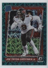 2021 Donruss Optic Rated Rookie Green Velocity Prizm Joe Tryon-Shoyinka 13wt