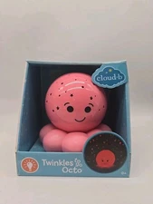 CLOUD B TWINKLES TO GO OCTO TRAVEL NIGHTLIGHT PROJECTOR PINK 2 COLORS LIGHT RARE