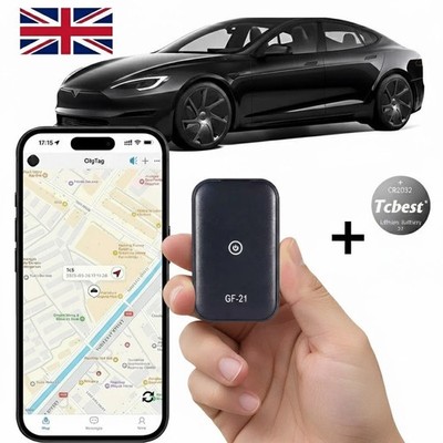 Mini GPS Auto Tracker Tragbar Magnetisch Fahrzeug Fahrrad Tracking Gerät Drahtlos UK