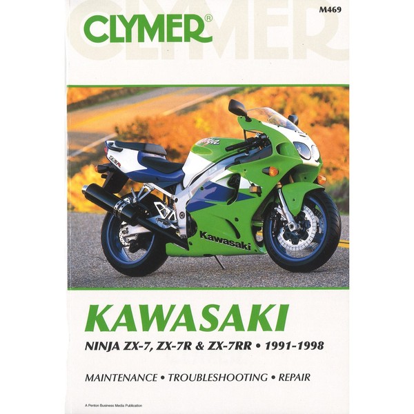Kawasaki Ninja ZX-7 ZX-7R ZX-7RR (1991-1998) Repair Manual Clymer-image