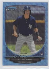 2013 Bowman Draft Draft Picks Chrome Blue Wave Refractor Tyler Wade #BDPP52 1i9