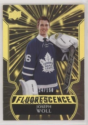 2020-21 Upper Deck Fluorescence Gold /150 Joseph Woll #F-16 Rookie RC xw4
