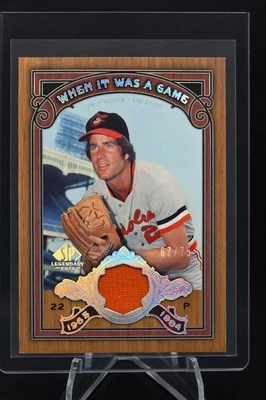 2006 Upper Deck SP Legendary Cuts Jim Palmer Game Used Jersey /75 Orioles HOF - Image 1 of 4