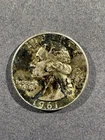 1961-D Silver 90% Washington Quarter Coin Circulated