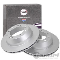 2X A.B.S. Bremsscheiben 289Mm Hinten Passend FüR Porsche 924 928 944