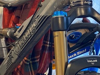 Orange Five mountain bike Frame and fox forks 27.5
