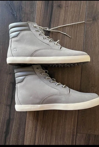 Timberland Dause grigio nabuk stivali sneaker alti Ortholite A1H26 donna 10