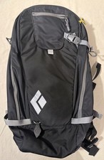 Black Diamond Agent Black Backpack Backcountry Touring Size ML w/ AVA LUNG