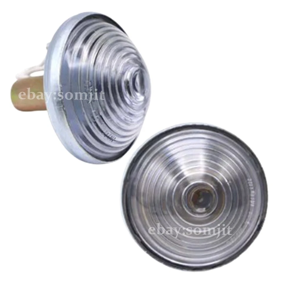 Clear Turn Signal Light Lamp For 1945-1975 Jeep CJ3 CJ5 CJ6 CJ2A CJ3A CJ3B Motor - Image 3 of 4