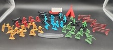 50- Plastic Cowboys And Indians Teepee/Horses / Wagon Etc