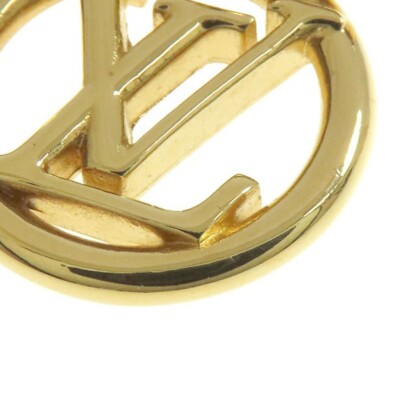 LOUIS VUITTON M00613 earring Bookle Dreille Baby Louise Metal Gold