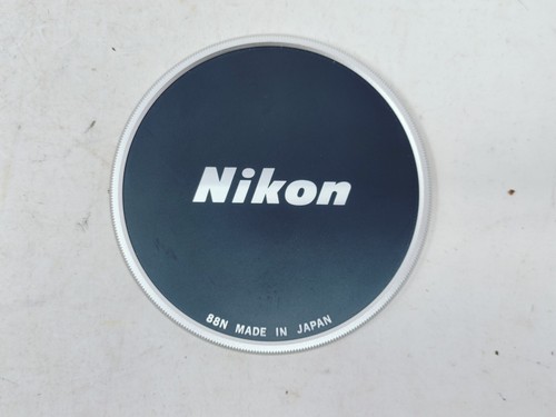 Nikon 72N & 88N screw-in Black/Silver metal front lens cap - Picture 6 of 7