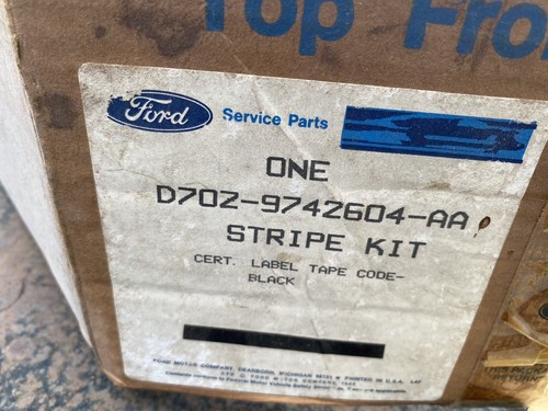 NOS 1977 Ford Ranchero GT 1978 Black Tailgate Stripe - Picture 2 of 3