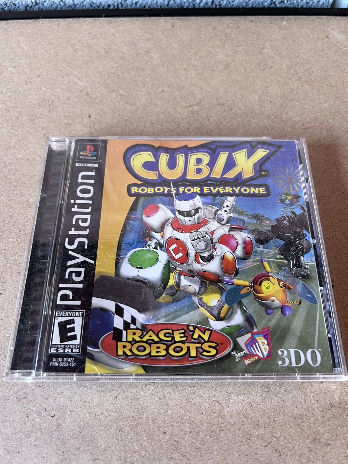 Cubix: Robots for Everyone Race 'N Robots - Sony PlayStation 1 (PS1) Untested