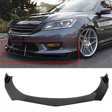 Carbon Look Front Bumper Lip Splitter Spoiler Body For Honda Accord 13-15 4Door
