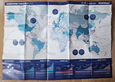 TeleGeography: Map Of Submarine Cables 2016 PCCW Global