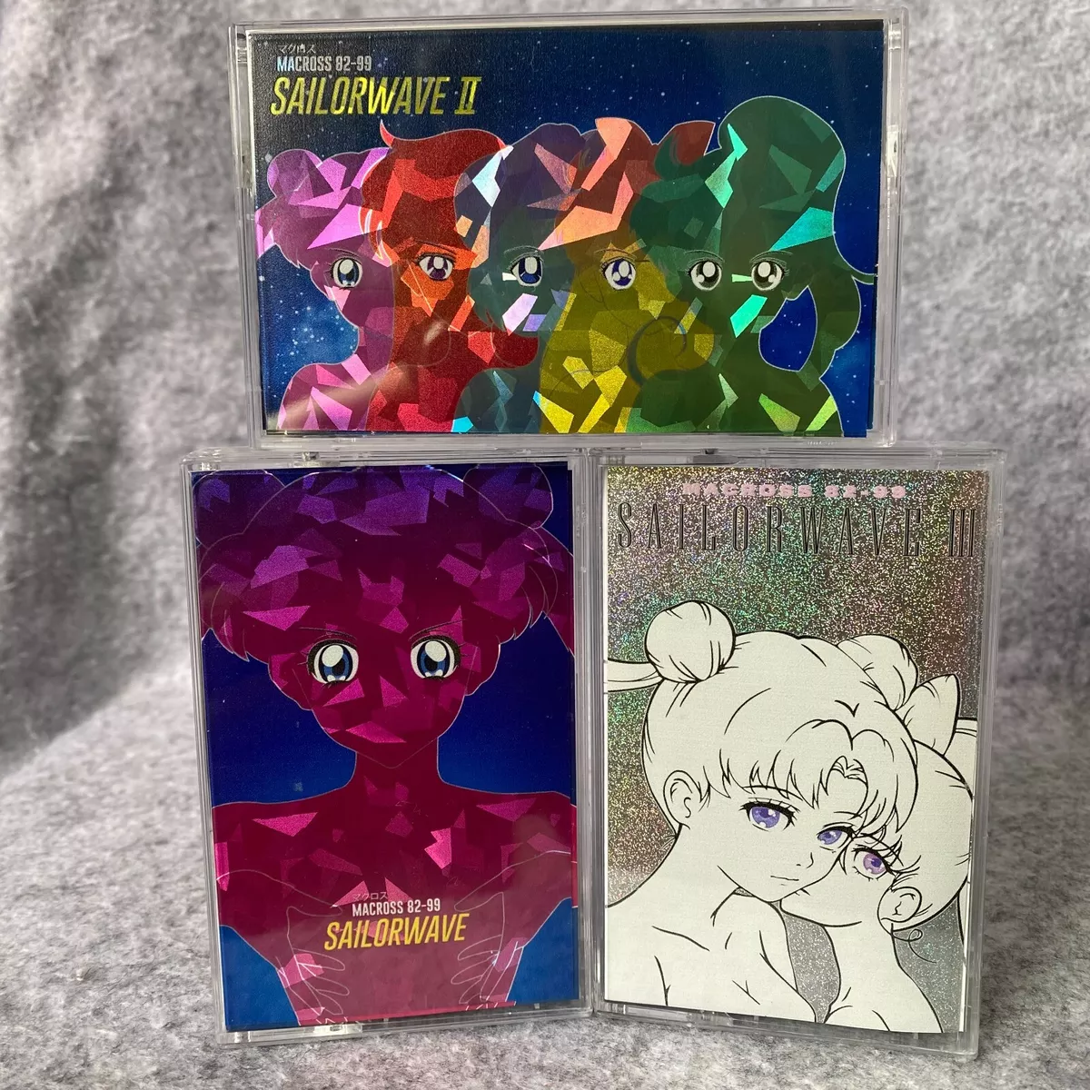 Macross 82-99 Sailorwave Trilogy (I, II, III) Cassettes + Holo