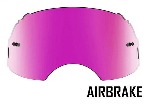 GOGGLE-SHOP PINK MIRROR LENS to fit OAKLEY AIRBRAKE MOTOCROSS GOGGLES - 第 1/2 張圖片