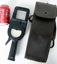Vintage Ferranti Bakelite Clip On AC Ammeter & Case, Steam Punk Style, FREEPOST
