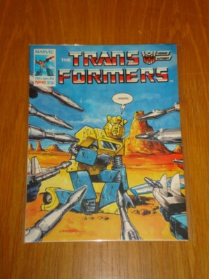 TRANSFORMERS BRITISH WEEKLY #43 MARVEL UK COMIC 1986