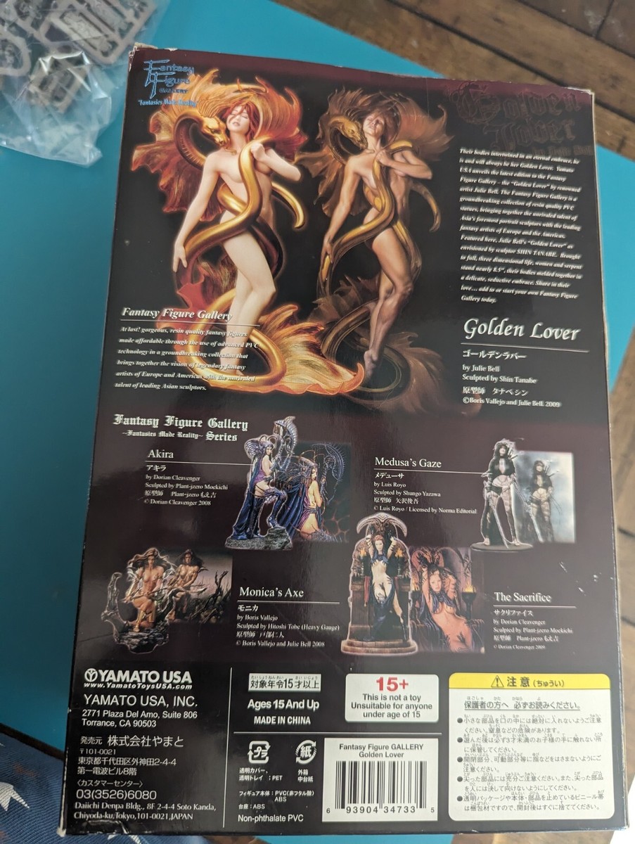 Julie Bell ゴールデンラバー　YAMATO Julie Bell Golden Lover Fantasy Art Figurine Tanabe Shin