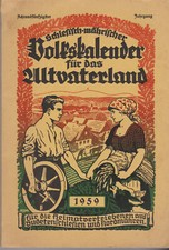 SCHLESISCH-M&Auml;HRISCHER VOLKSKALENDER f&uuml;r das ALTVATERLAND 1959 f&uuml;r die HEIMATVERT