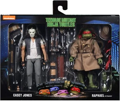 Casey Jones and Raphael 2-Pack Teenage Ninja Turtles 1990 Movie TMNT Figur NECA - Bild 1 von 4
